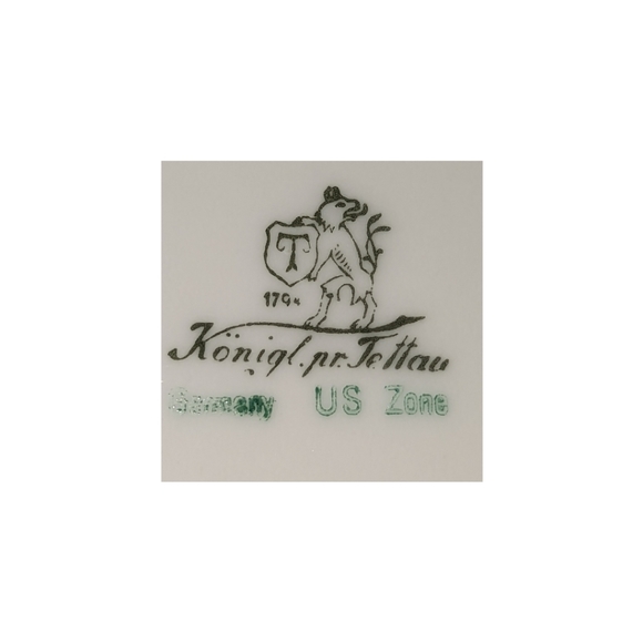 2 Royal Bayreuth Oval Platters - Germany US Zone & Bavaria - Picture 5 of 7